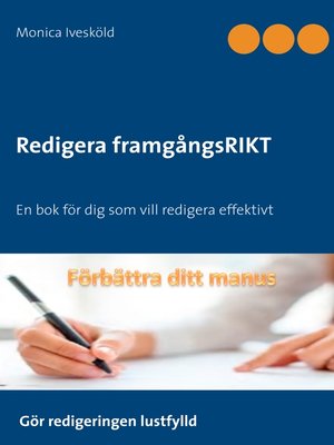 cover image of Redigera framgångsRIKT